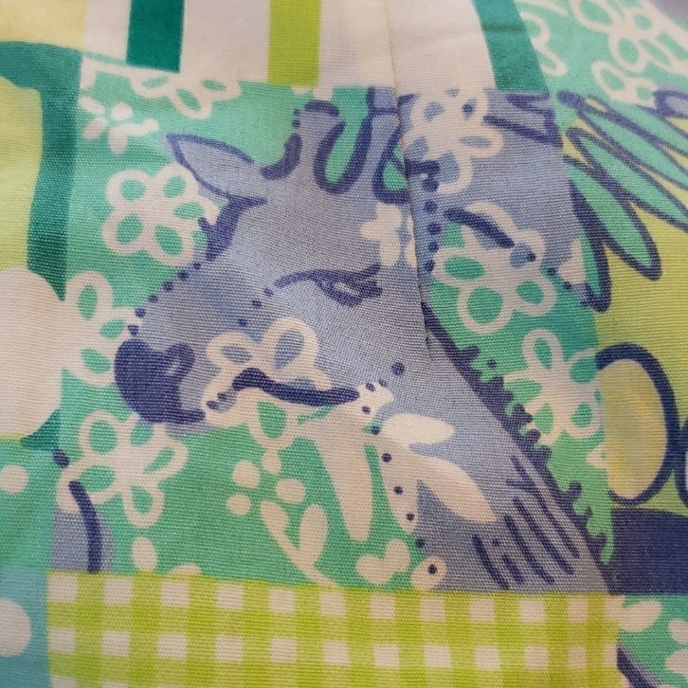 Lilly Pulitzer White Label Trophy Patch 6 Vintage - Picture 7 of 8